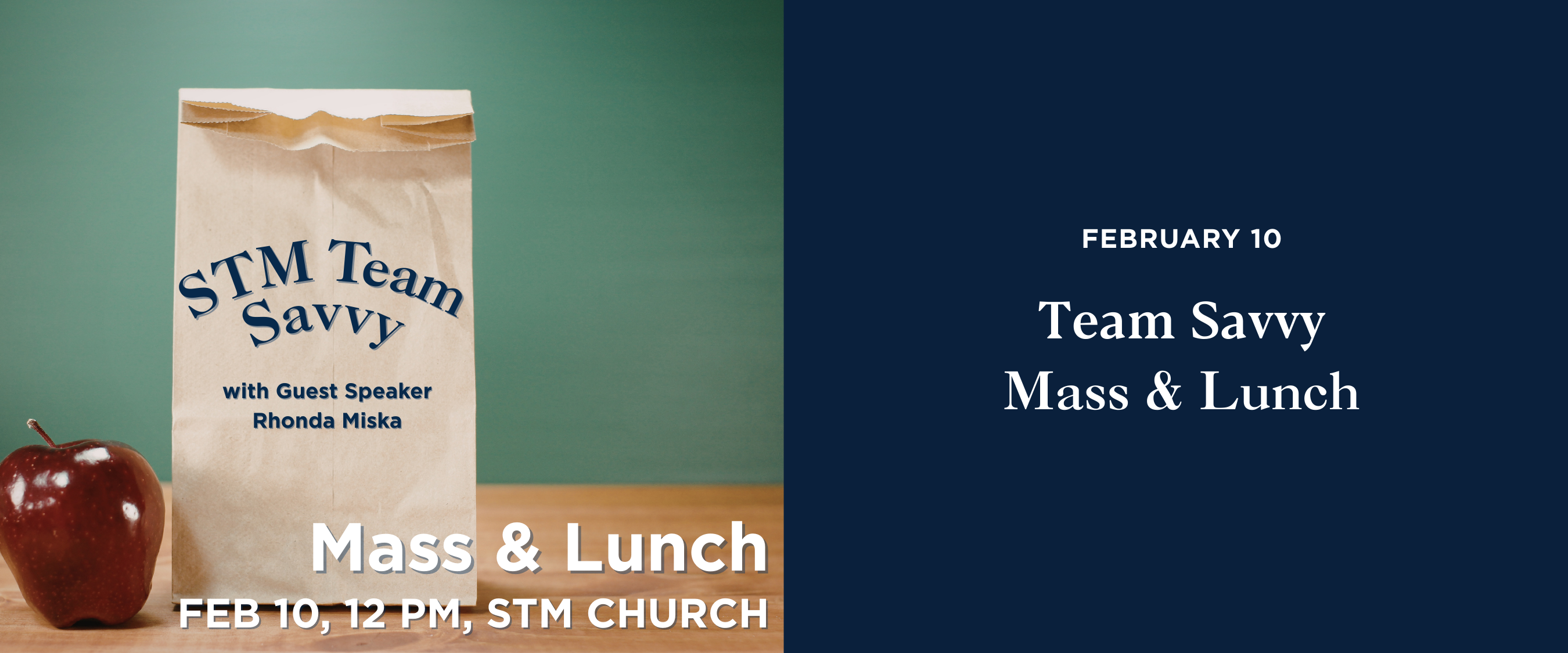 Team Savvy Mass & Lunch